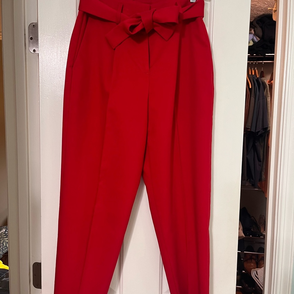 Ann Taylor Vibrant Red Women's Trousers